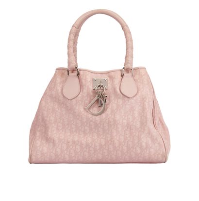 Pink Oblique Shoulder Bag, front view